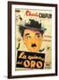 The Gold Rush, Spanish Movie Poster, 1925-null-Framed Art Print