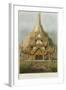 The Gold Temple of the Principal Idol Guadma at Rangoon Plate 7 from "Rangoon Views"-Joseph Moore-Framed Giclee Print