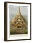 The Gold Temple of the Principal Idol Guadma at Rangoon Plate 7 from "Rangoon Views"-Joseph Moore-Framed Giclee Print