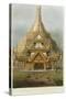 The Gold Temple of the Principal Idol Guadma at Rangoon Plate 7 from "Rangoon Views"-Joseph Moore-Stretched Canvas