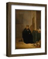 The Gold Weigher, c.1635-1640-Willem de Poorter-Framed Giclee Print