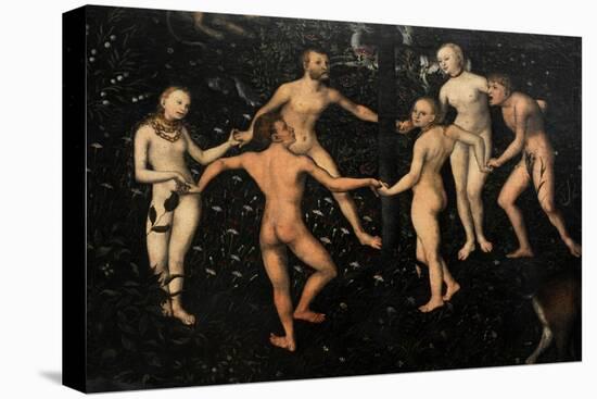 The Golden Age, C,1530-Lucas the Elder Cranach-Stretched Canvas