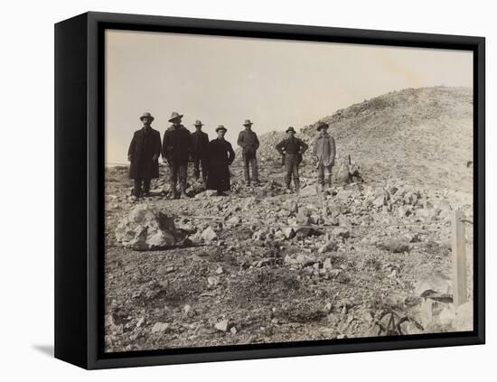 The Golden Arena On Gruett Hill Rawhide Nevada-P.E. Larson-Framed Stretched Canvas