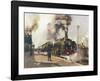 The Golden Arrow (La Fleche d'Or)-Terence Cuneo-Framed Premium Giclee Print