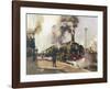 The Golden Arrow (La Fleche d'Or)-Terence Cuneo-Framed Premium Giclee Print