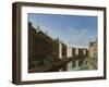 The ‘Golden Bend’ in the Herengracht, Amsterdam from the East, 1671-2-Gerrit Adriaensz Berckheyde-Framed Giclee Print