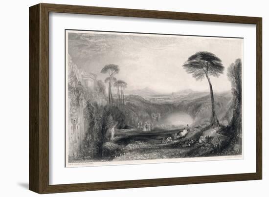 The Golden Bough Discovered by Aeneas was a Focal Point of Roman Belief-T.a. Prior-Framed Art Print