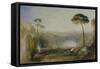 The Golden Bough-J. M. W. Turner-Framed Stretched Canvas