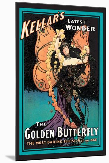 The Golden Butterfly: Kellar's Latest Wonder-null-Mounted Art Print