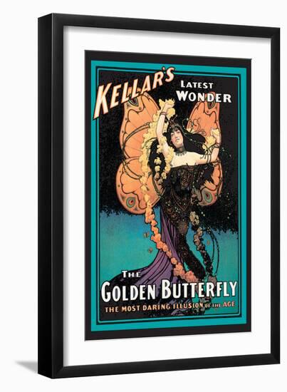 The Golden Butterfly: Kellar's Latest Wonder-null-Framed Art Print