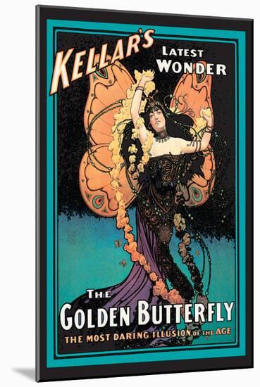 The Golden Butterfly: Kellar's Latest Wonder-null-Mounted Art Print