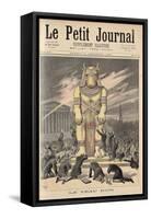 The Golden Calf, from Le Petit Journal, 31st December 1892-Henri Meyer-Framed Stretched Canvas