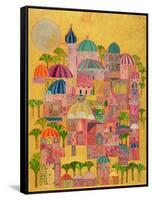 The Golden City, 1993-94-Laila Shawa-Framed Stretched Canvas
