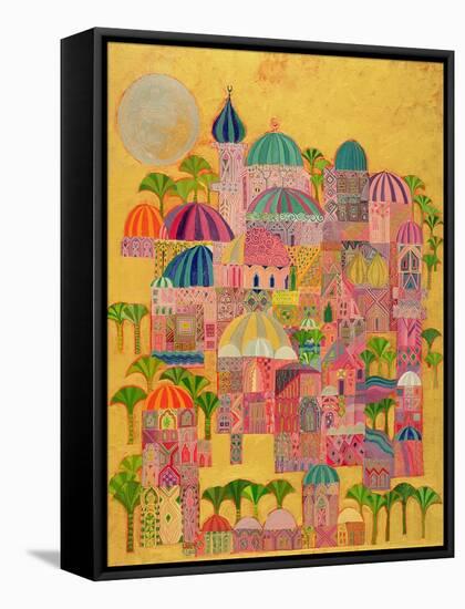 The Golden City, 1993-94-Laila Shawa-Framed Stretched Canvas