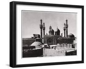 The Golden Domes and Minarets of the Al-Kadhimiya Mosque, Baghdad, Iraq, 1925-A Kerim-Framed Giclee Print