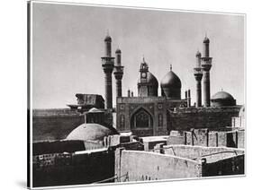 The Golden Domes and Minarets of the Al-Kadhimiya Mosque, Baghdad, Iraq, 1925-A Kerim-Stretched Canvas