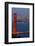 The Golden Gate Bridge and San Francisco Skyline at Night-Miles-Framed Photographic Print