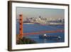 The Golden Gate Bridge and Sand Francisco Skyline-Miles-Framed Photographic Print
