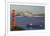 The Golden Gate Bridge and Sand Francisco Skyline-Miles-Framed Photographic Print