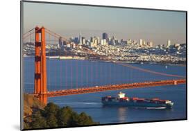 The Golden Gate Bridge and Sand Francisco Skyline-Miles-Mounted Photographic Print