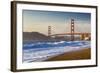 The Golden Gate Bridge from Baker Beach, San Francisco, California-Chuck Haney-Framed Photographic Print