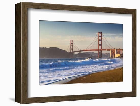 The Golden Gate Bridge from Baker Beach, San Francisco, California-Chuck Haney-Framed Photographic Print