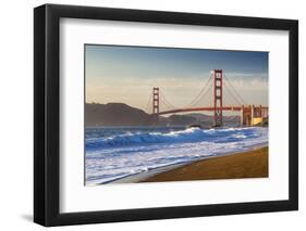 The Golden Gate Bridge from Baker Beach, San Francisco, California-Chuck Haney-Framed Photographic Print