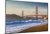 The Golden Gate Bridge from Baker Beach, San Francisco, California-Chuck Haney-Mounted Photographic Print