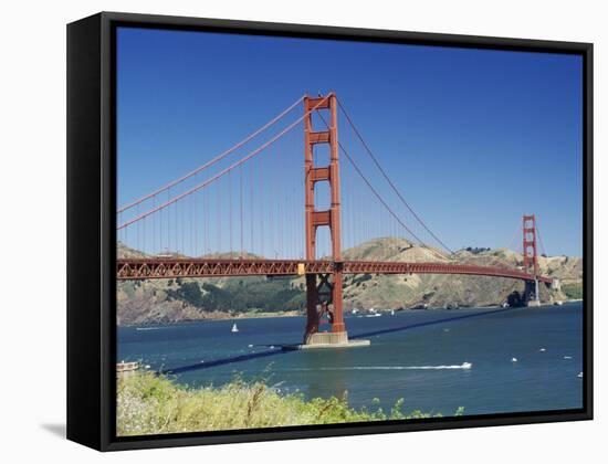 The Golden Gate Bridge, San Francisco, California, USA-Alison Wright-Framed Stretched Canvas