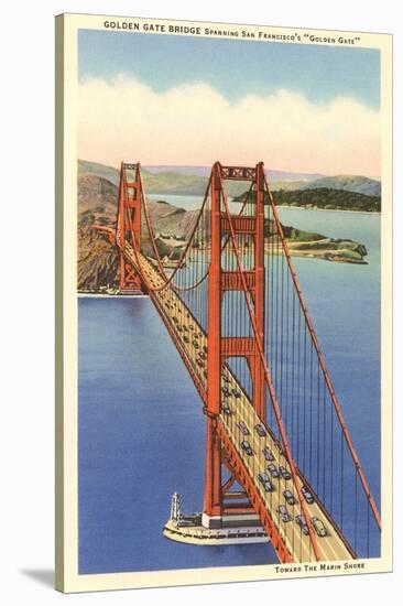The Golden Gate Bridge, San Francisco, California-null-Stretched Canvas