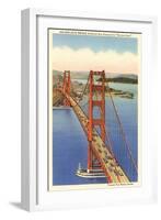 The Golden Gate Bridge, San Francisco, California-null-Framed Art Print