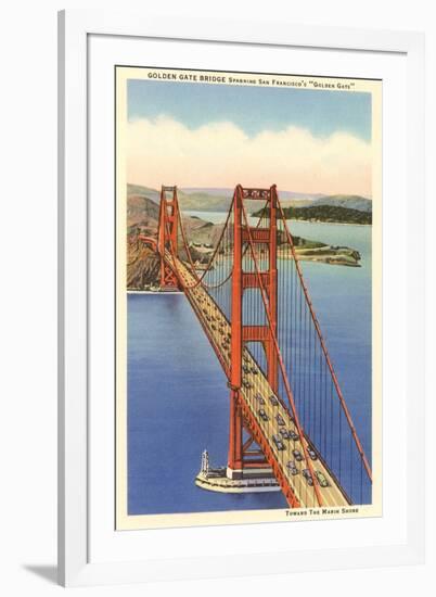 The Golden Gate Bridge, San Francisco, California-null-Framed Art Print