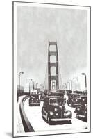 The Golden Gate Bridge, San Francisco, California-null-Mounted Art Print