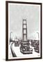 The Golden Gate Bridge, San Francisco, California-null-Framed Art Print