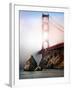 The Golden Gate Bridge Shrouded in Mist at Sunrise-Jody Miller-Framed Photographic Print