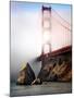 The Golden Gate Bridge Shrouded in Mist at Sunrise-Jody Miller-Mounted Photographic Print