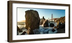 The Golden Gate Bridge-Michael Kaupp-Framed Art Print