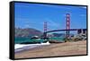 The Golden Gate Bridge-cec72-Framed Stretched Canvas