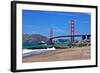 The Golden Gate Bridge-cec72-Framed Photographic Print