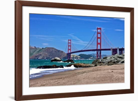 The Golden Gate Bridge-cec72-Framed Photographic Print