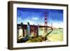 The Golden Gate Bridge-Philippe Hugonnard-Framed Giclee Print