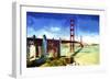 The Golden Gate Bridge-Philippe Hugonnard-Framed Giclee Print