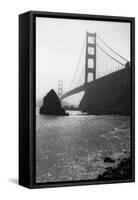 The Golden Gate Bridge-Lance Kuehne-Framed Stretched Canvas