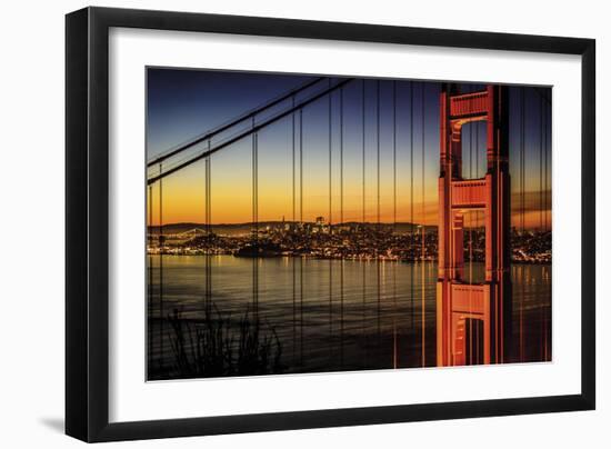The Golden Gate-Berthold Dieckfoss-Framed Giclee Print