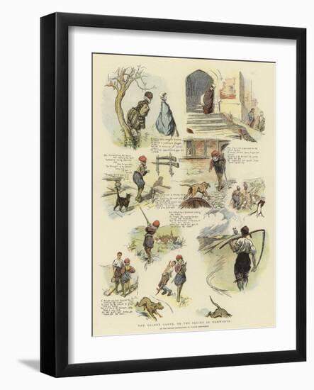 The Golden Glove, or the Squire of Tamworth-Claude Shepperson-Framed Giclee Print