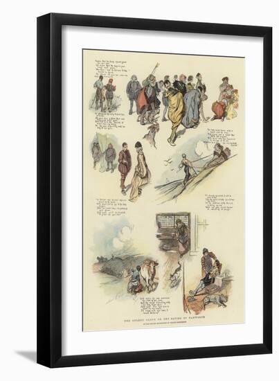 The Golden Glove, or the Squire of Tamworth-Claude Shepperson-Framed Giclee Print