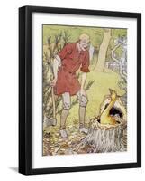 The Golden Goose Book-Leonard Leslie Brooke-Framed Giclee Print