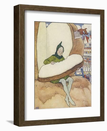 The Golden Goose Book-Leonard Leslie Brooke-Framed Giclee Print