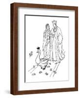 The Golden Goose-Leslie Brooke-Framed Premium Giclee Print