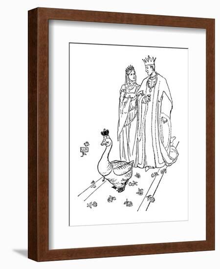 The Golden Goose-Leslie Brooke-Framed Premium Giclee Print